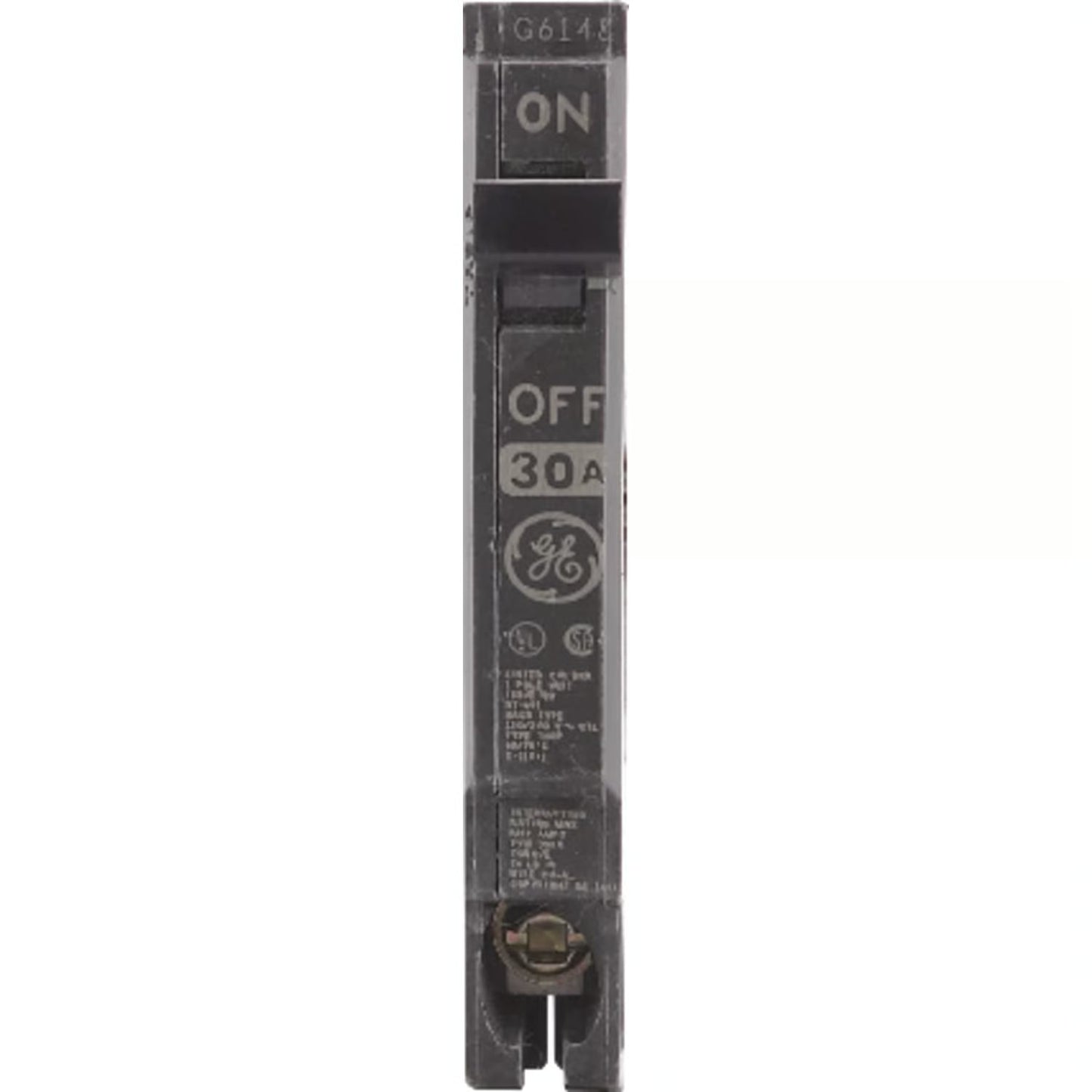 GE Q-Line 30 amps Standard Single Pole Circuit Breaker
