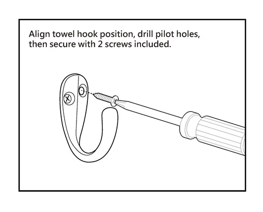 RELIABILT Robe hooks Polished Chrome Single-Hook Wall Mount Towel Hook