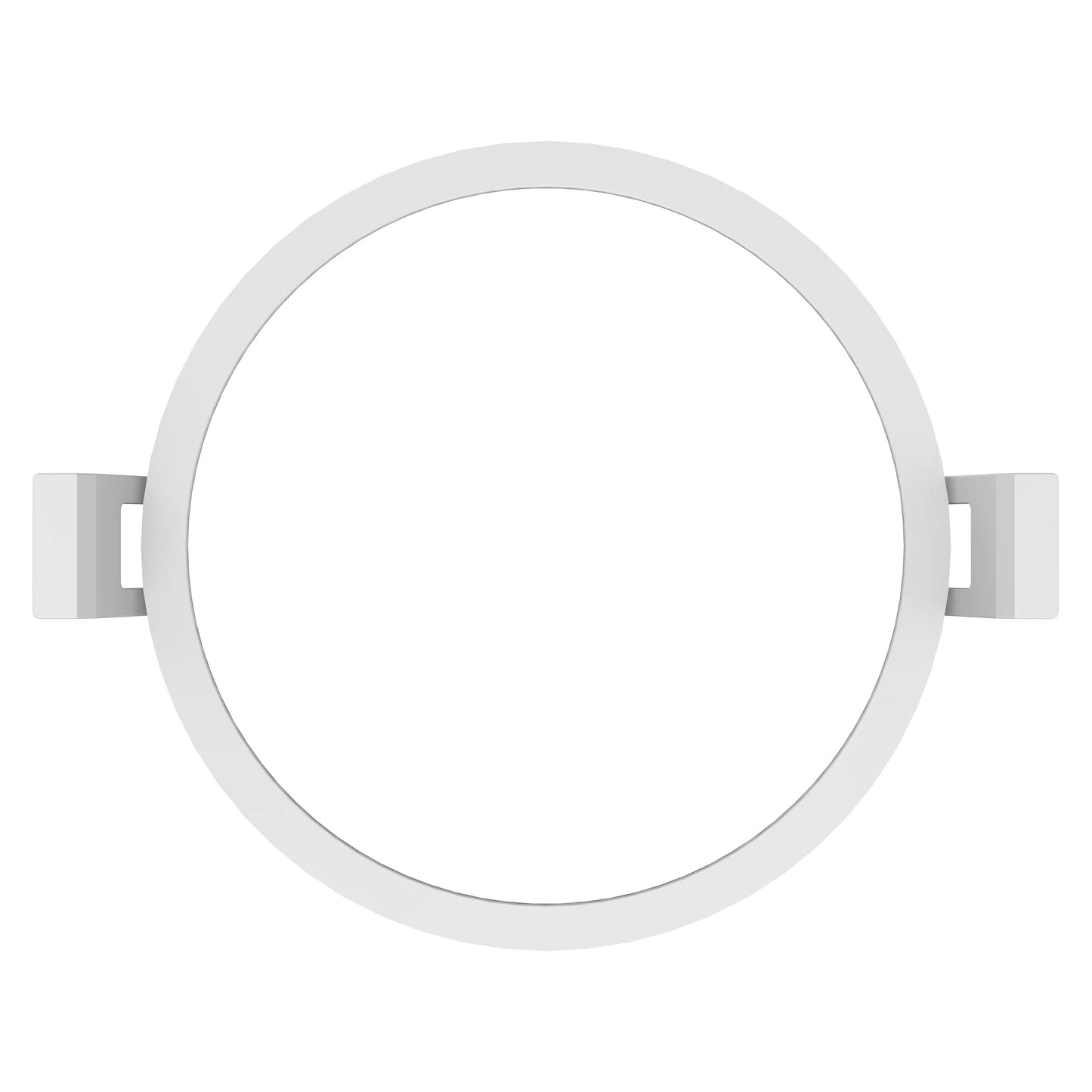 Utilitech Canless Trimless Recessed Downlight White 4-in 750-Lumen Switchable White Round Dimmable LED Canless Recessed Downlight