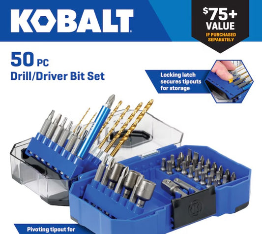 Kobalt Screwdriver Bit Set 50-Piece