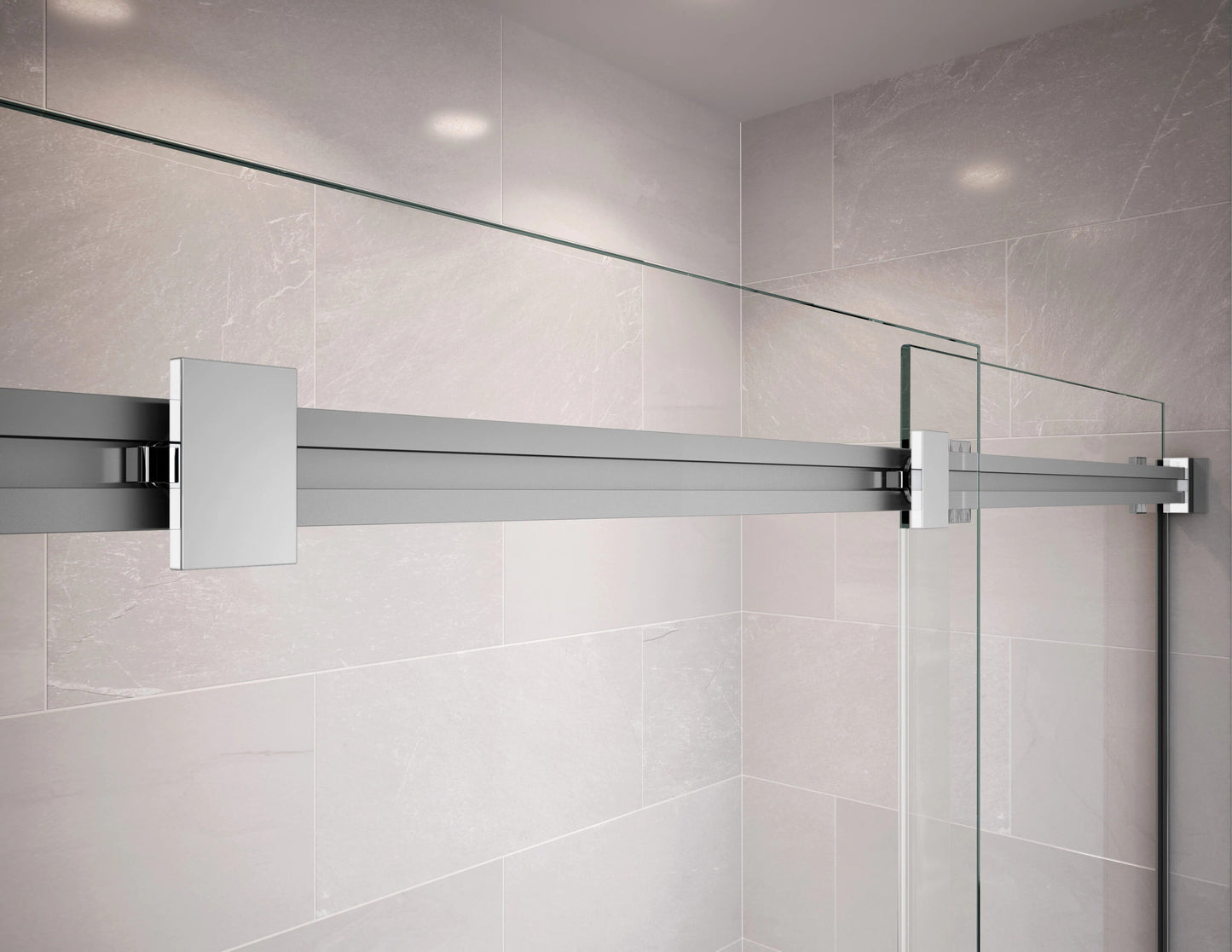 MAAX Duel Chrome 56-in to 59-in W x 59-in H Frameless Bypass Sliding Bathtub Door