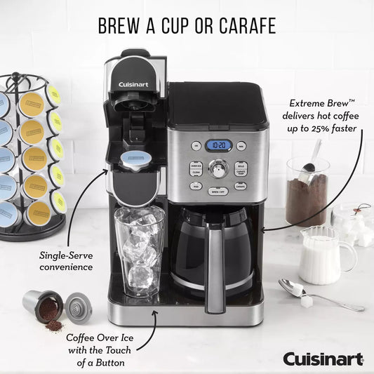 Cuisinart Hot and Iced brew Coffee Center 2-in-1 Coffeemaker