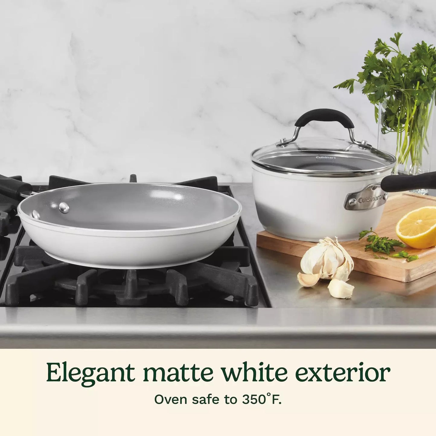 Cuisinart Ceramica XT Matte Collection Ceramic Nonstick 12-pc. Cookware Set