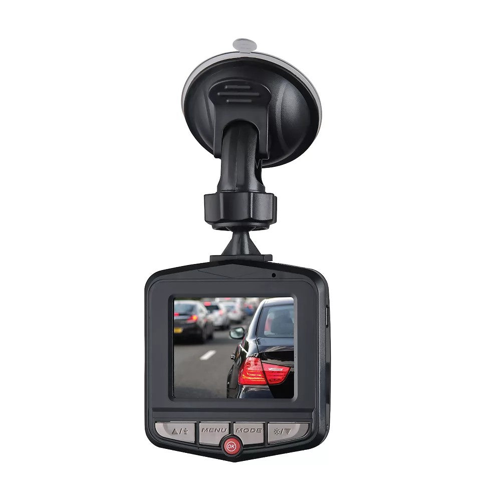 Car and Driver HD Dash Cam with Motion Detection Mode, Black