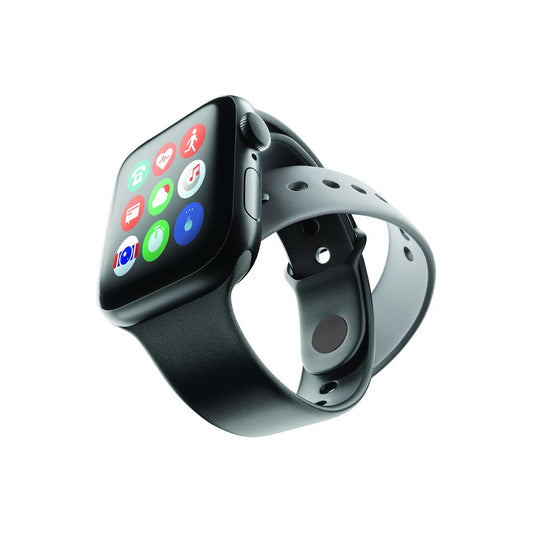 ChargeWorx Fitness Tracking Smartwatch with Heart Rate Monitor, Black