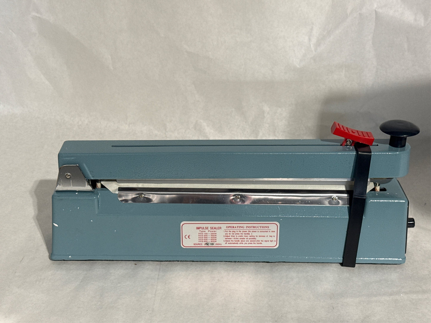 12 inch Silver Rainbow Foil Balloon Impulse Heat Sealer