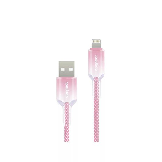 Connect 4-ft. Lightning to USB-a Charging Cable, Pink