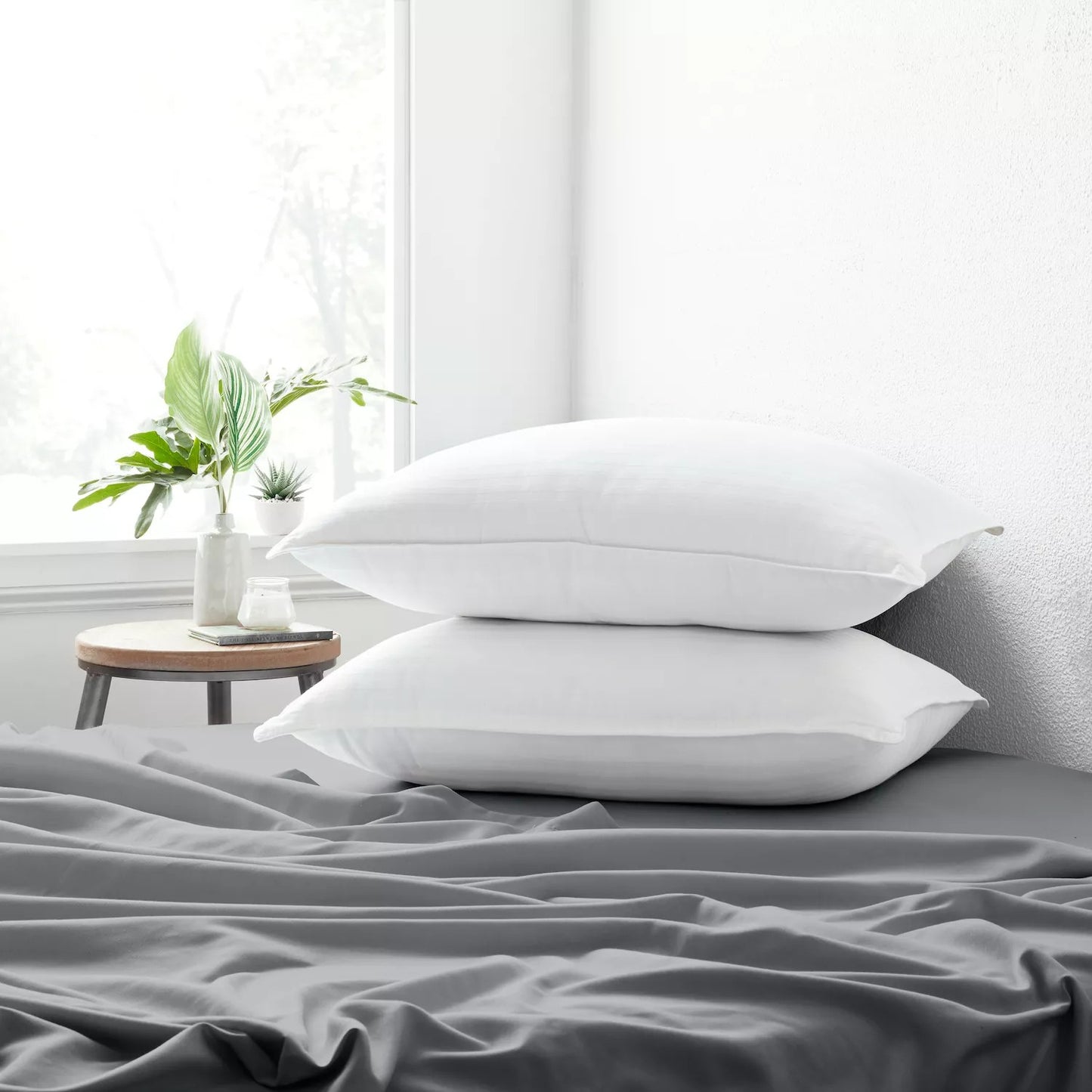 Home Collection 2-pack Plush Down Alternative Gel Fiber Pillows