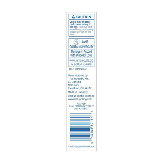 GE 75-Watt EQ Double tube Soft White Appliance/Light Fixture CFL Light Bulb