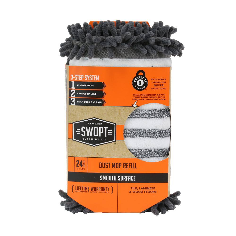 24 in. Dust Mop Microfiber Combo Refill