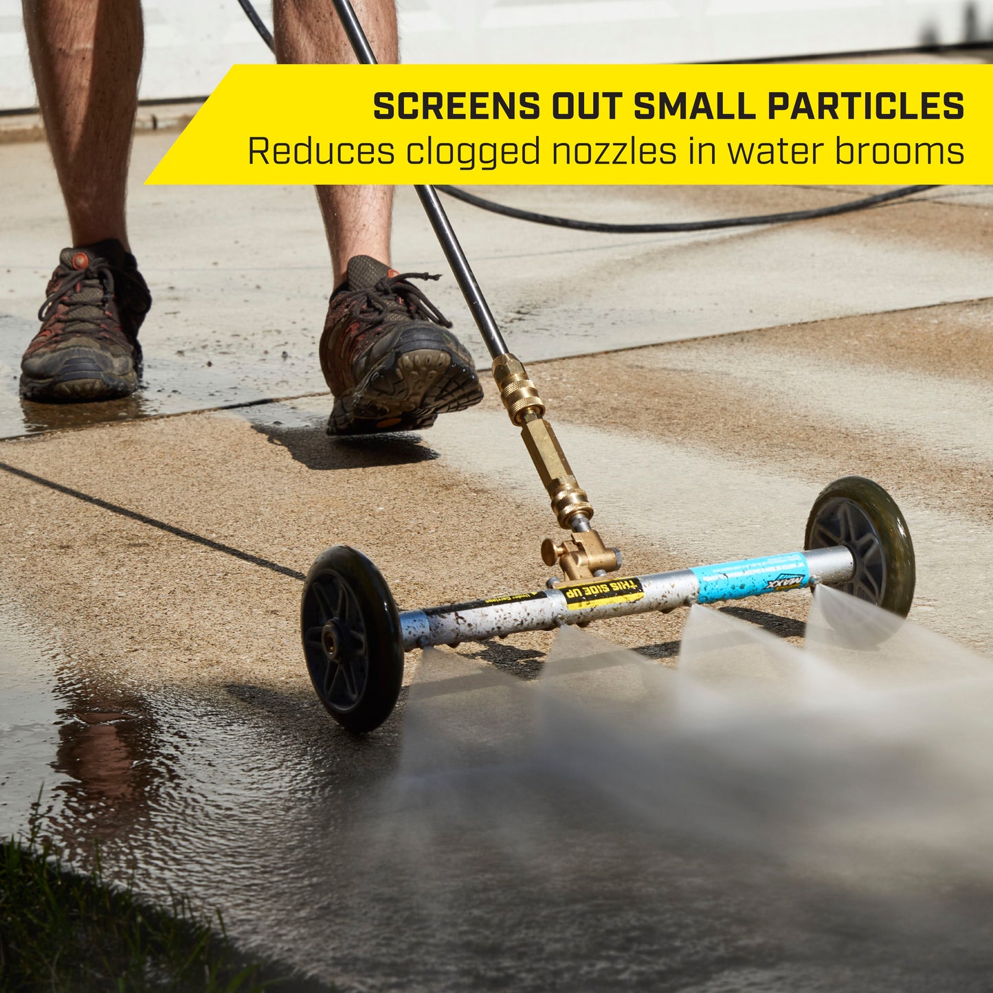 SurfaceMaxx up to 4500 PSI 1/4-in Brass Gas and Electric Pressure Washers Filter Quick Connect