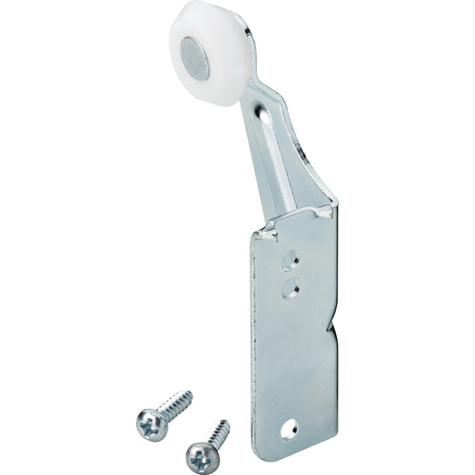 RELIABILT Zinc Plated Plastic Left-Hand Roller Bracket