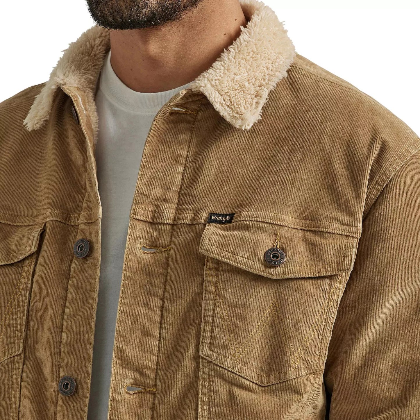 Wrangler Men's Acorn Corduroy Insulated Work jacket ( 2XL )