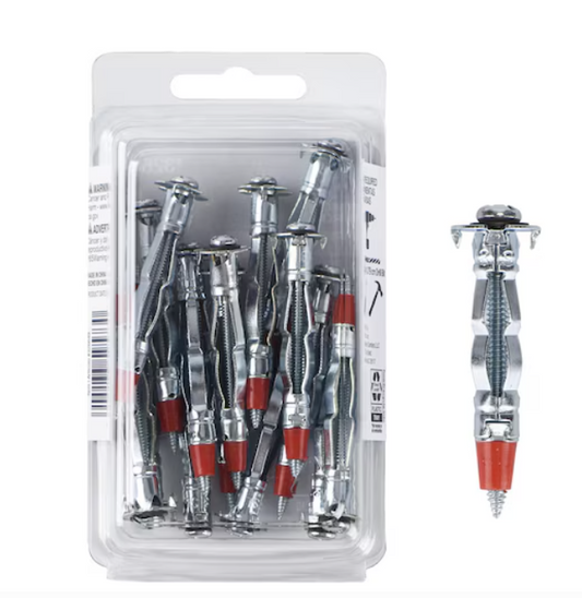 Project Source 18-Pack 1-3/4-in L x 1/8-in dia Standard Drywall Anchor (Screws Included)
