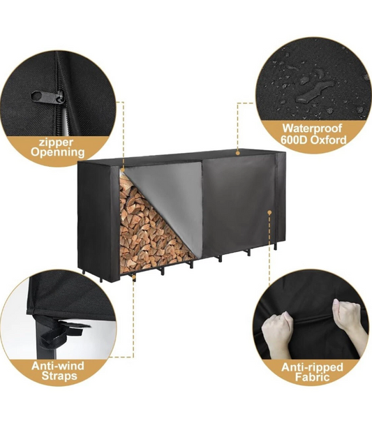 Style Selections 8-FT Log Rack Cover