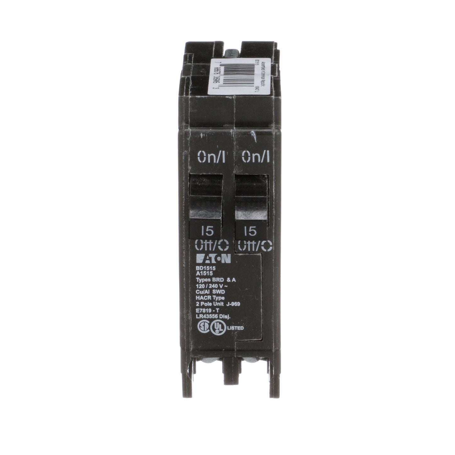 Eaton Type BR 15-amp 2-Pole Tandem Circuit Breaker