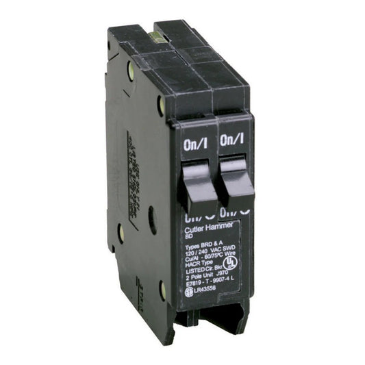 Eaton Type BR 15-amp 2-Pole Tandem Circuit Breaker