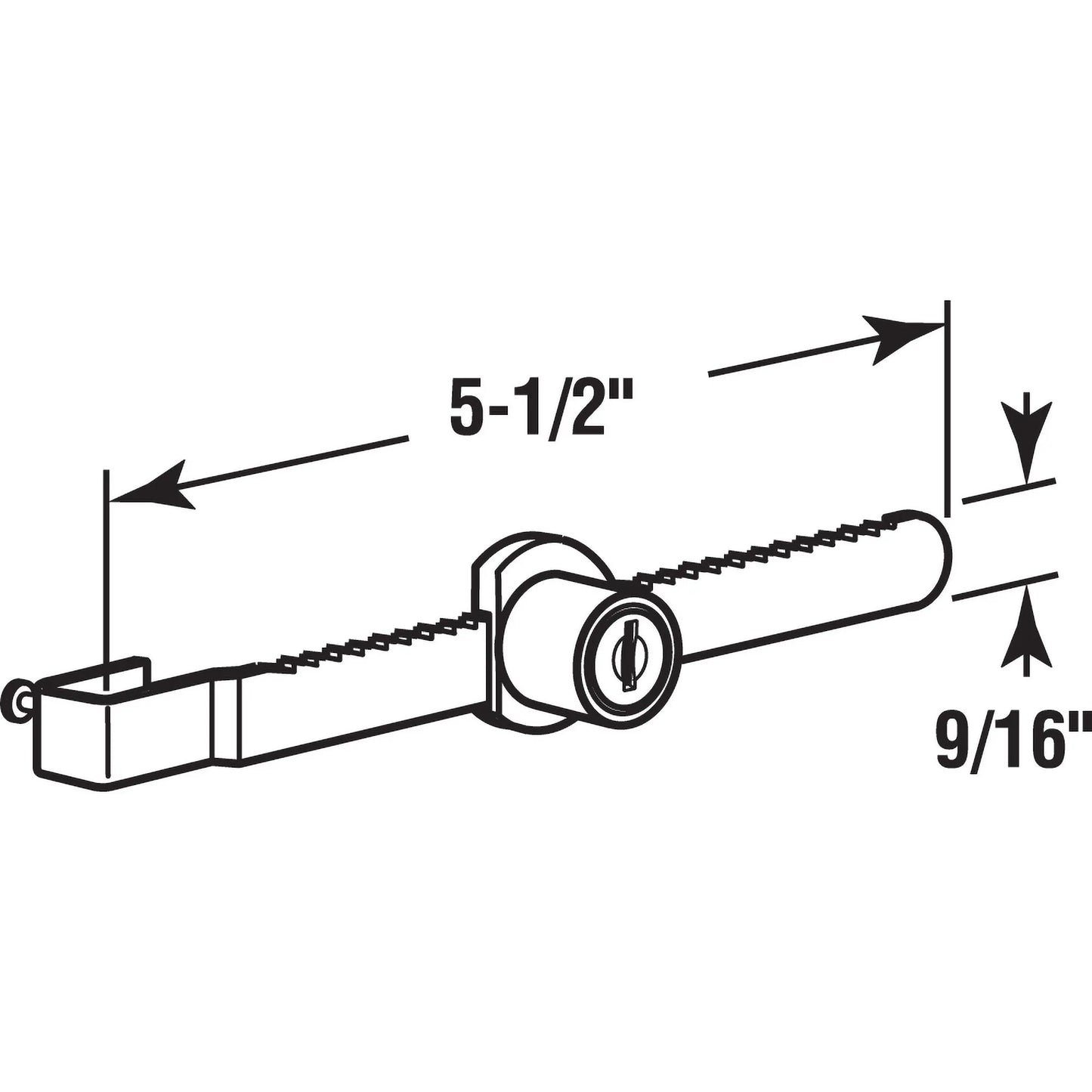 Gatehouse Polished Chrome Catch (Box of 6)