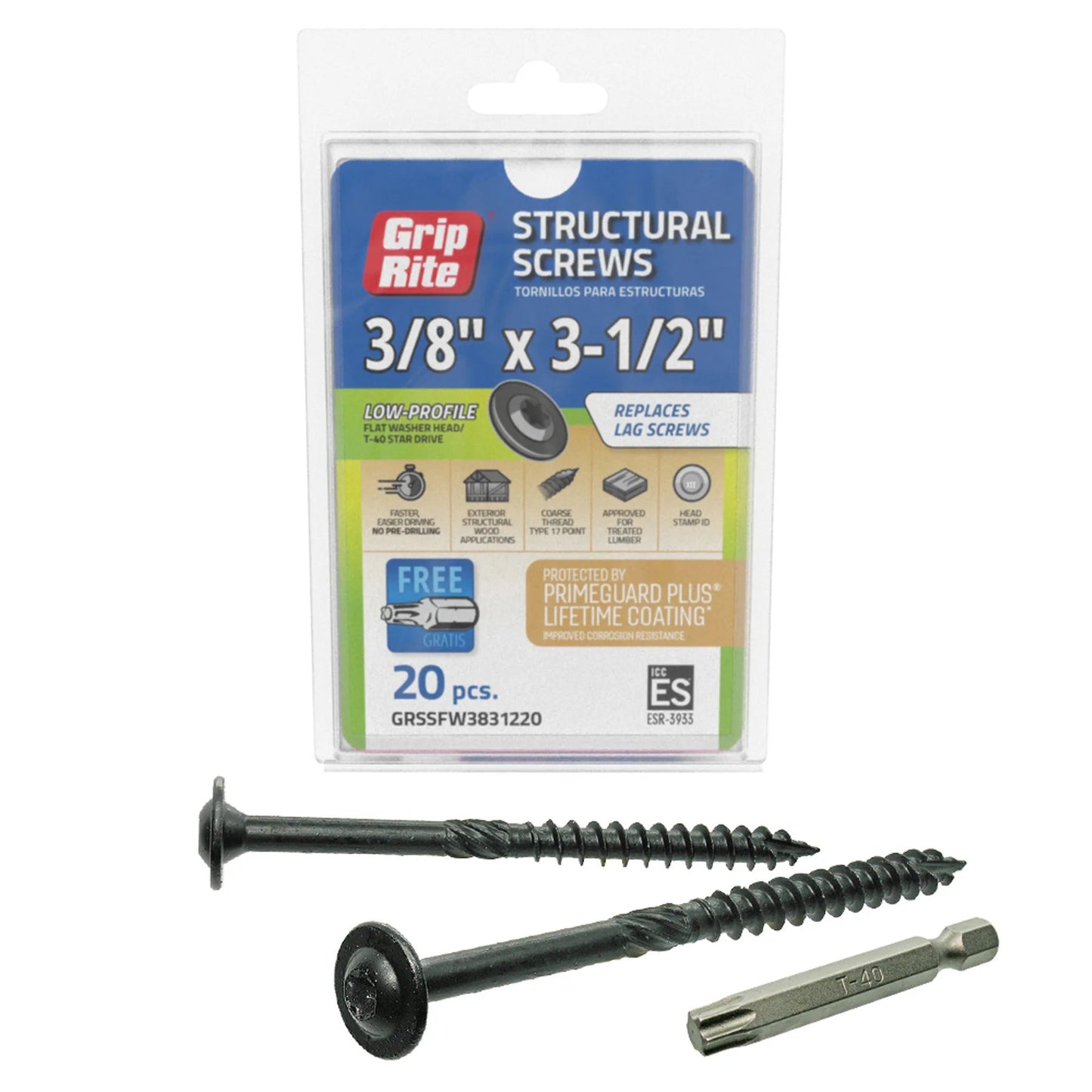 Grip-Rite Structural Screws