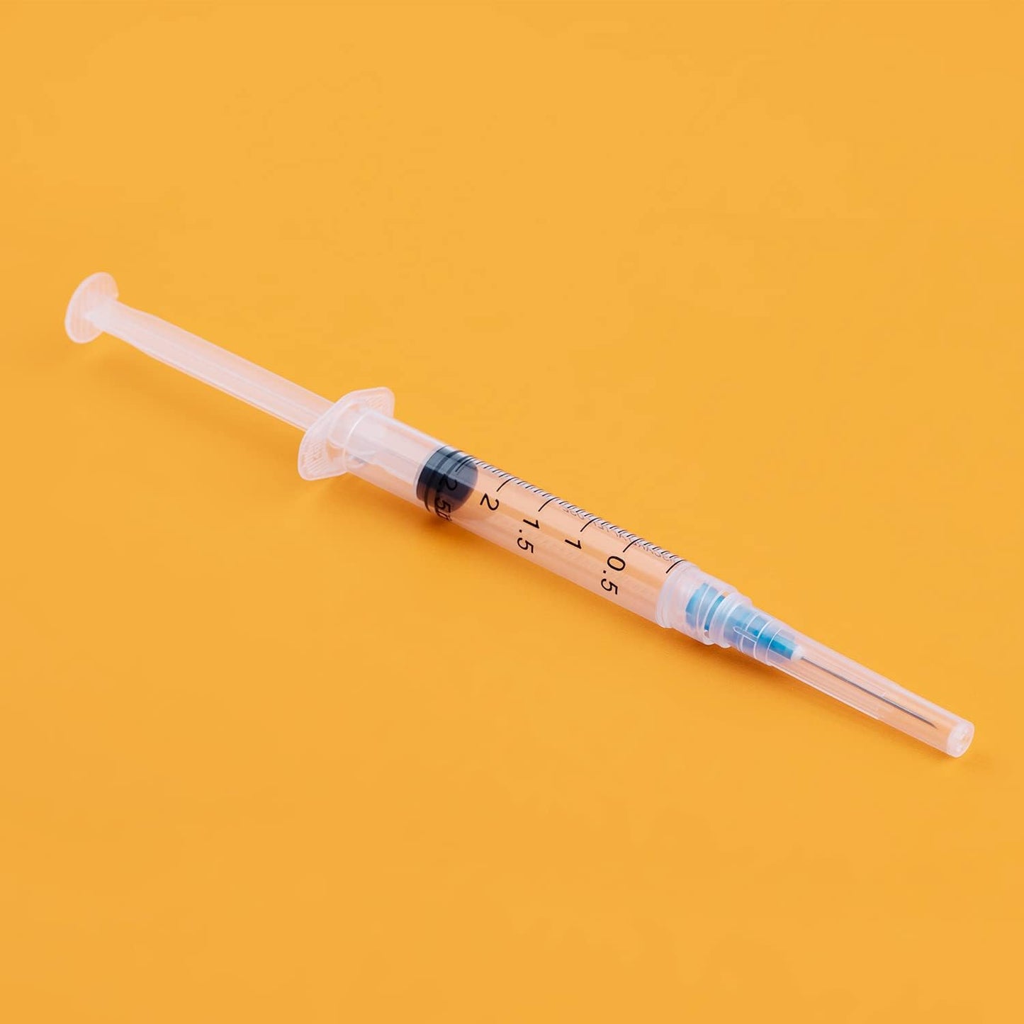 Disposable 2ml Syringe with 23Ga 1.0 Inch Needle, Each Individually Wrapped Pack of 20