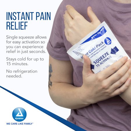 Dynarex Disposable Ice Packs for Injuries - 24 Pack