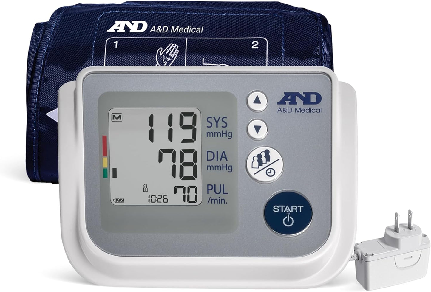 A&D Medical Multi-User Blood Pressure Monitor for Home Use UA-767FAC