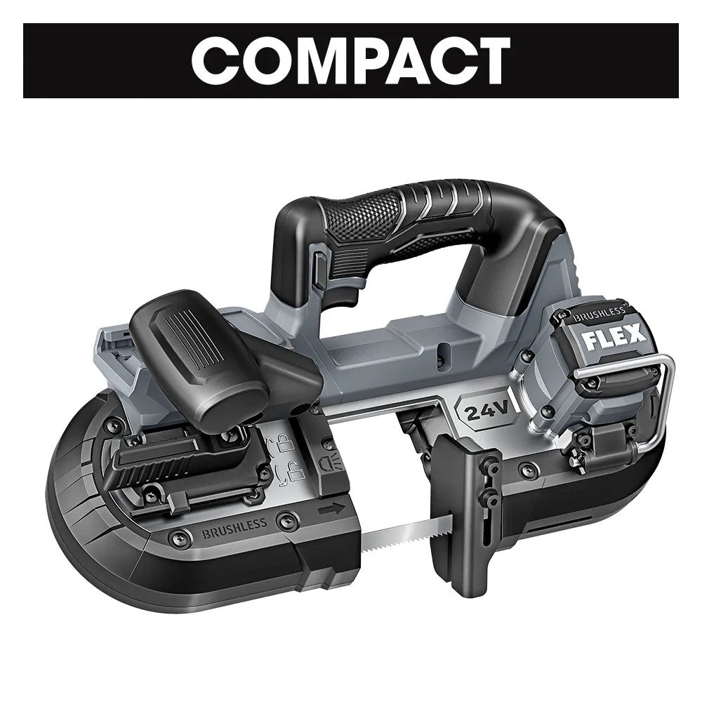 FLEX COMPACT 24-Volt 2.5-in Portable Band Saw ( Battery Not Included )