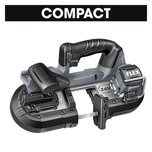 FLEX COMPACT 24-Volt 2.5-in Portable Band Saw ( Battery Not Included )