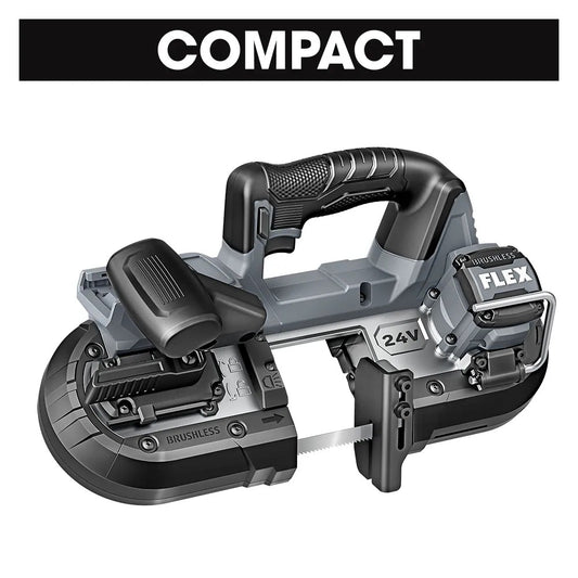 FLEX COMPACT 24-Volt 2.5-in Portable Band Saw ( Battery Not Included )
