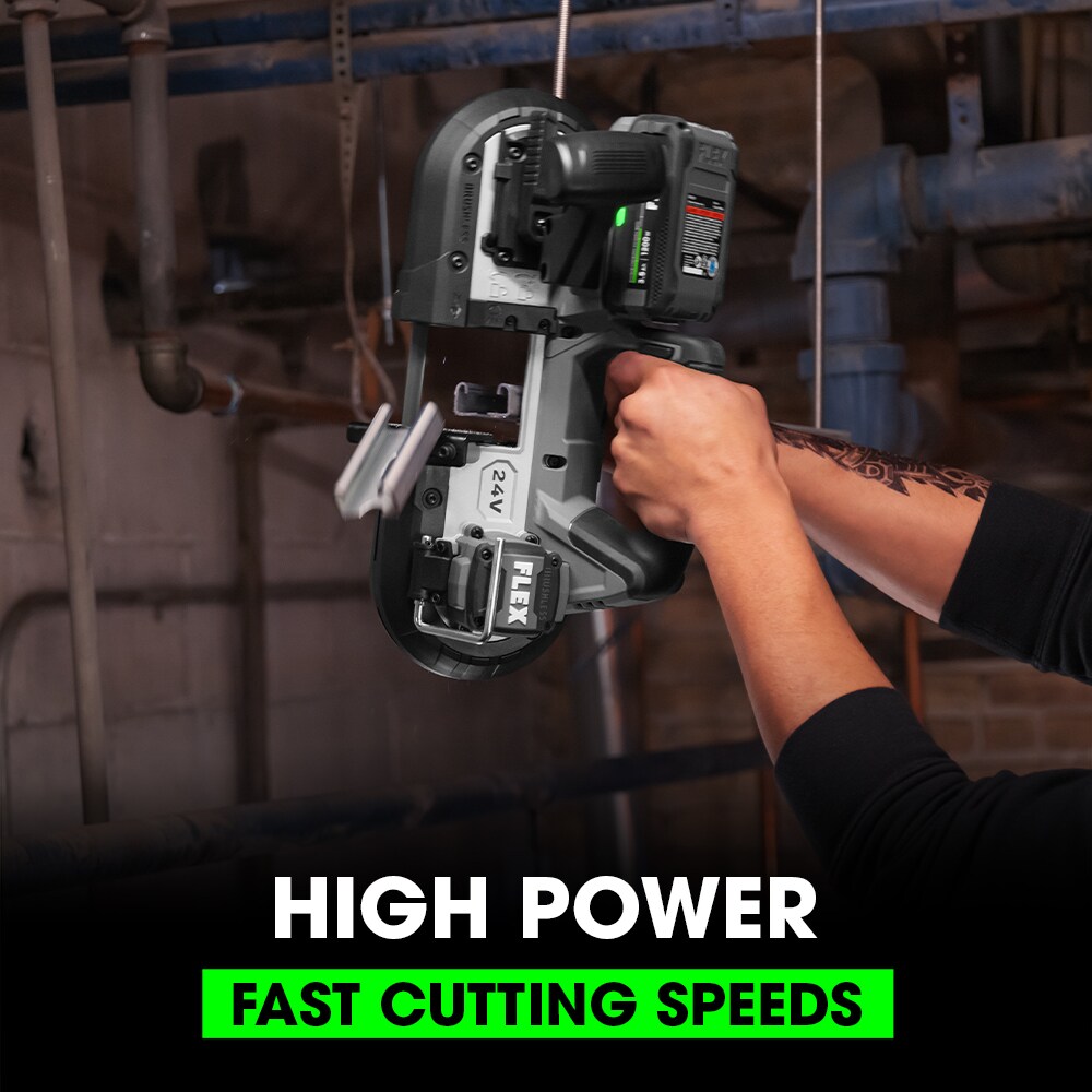 FLEX COMPACT 24-Volt 2.5-in Portable Band Saw ( Battery Not Included )