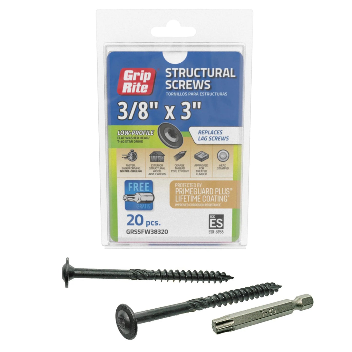 Grip-Rite Structural Screws