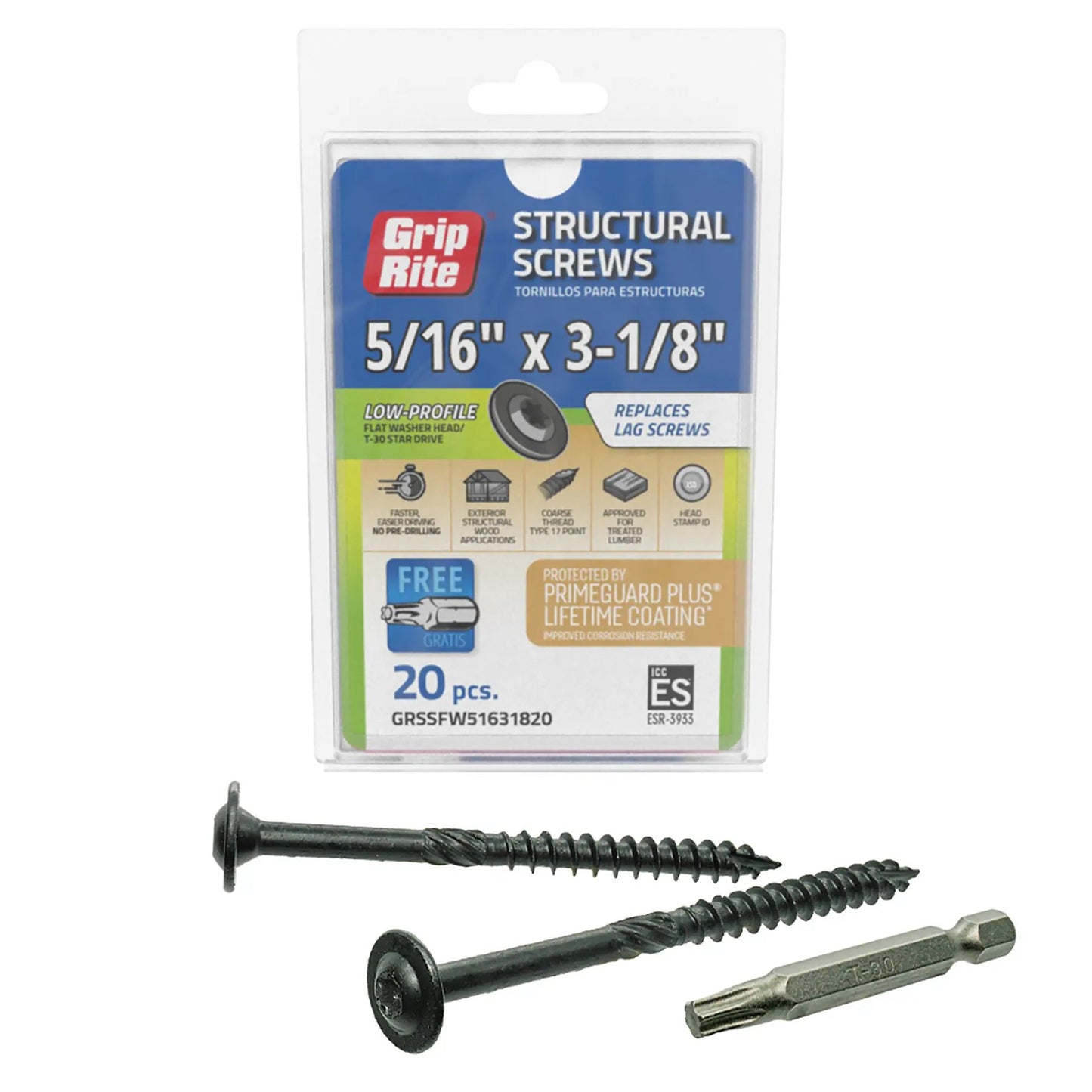 Grip-Rite Structural Screws