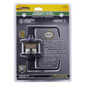 Brinks Commercial Matte Black Passage Lever: 2 in.