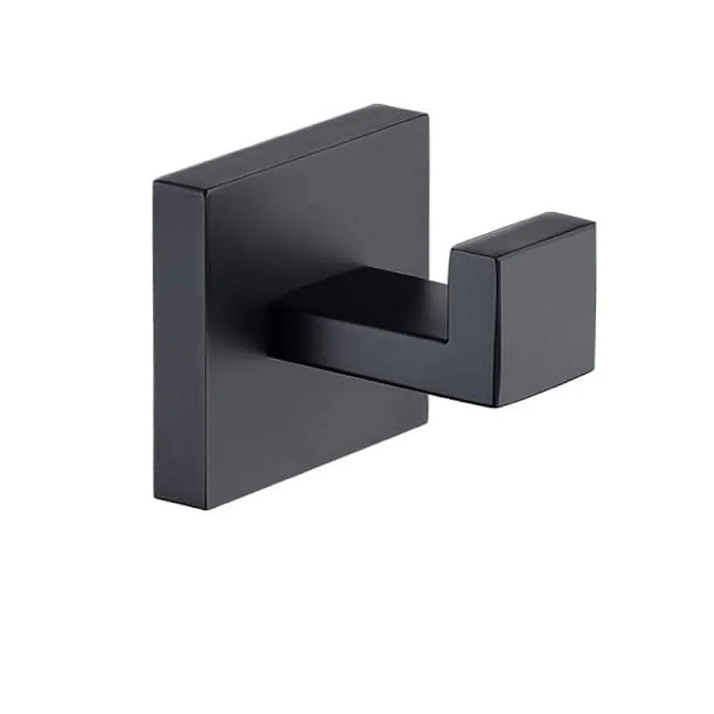 RELIABILT 1-Hook 2.38-in x 2.38-in H Black Decorative Wall Hook