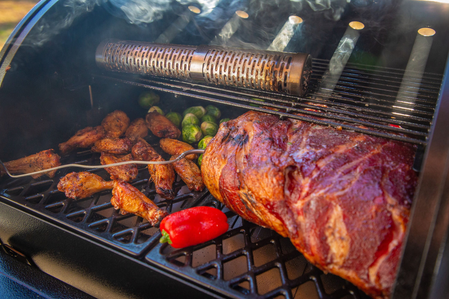 Pit Boss Expandable 7-12-in Stainless Steel Smoke Tube