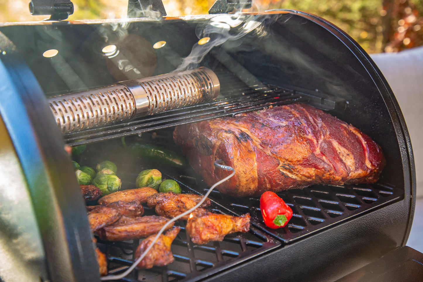 Pit Boss Expandable 7-12-in Stainless Steel Smoke Tube