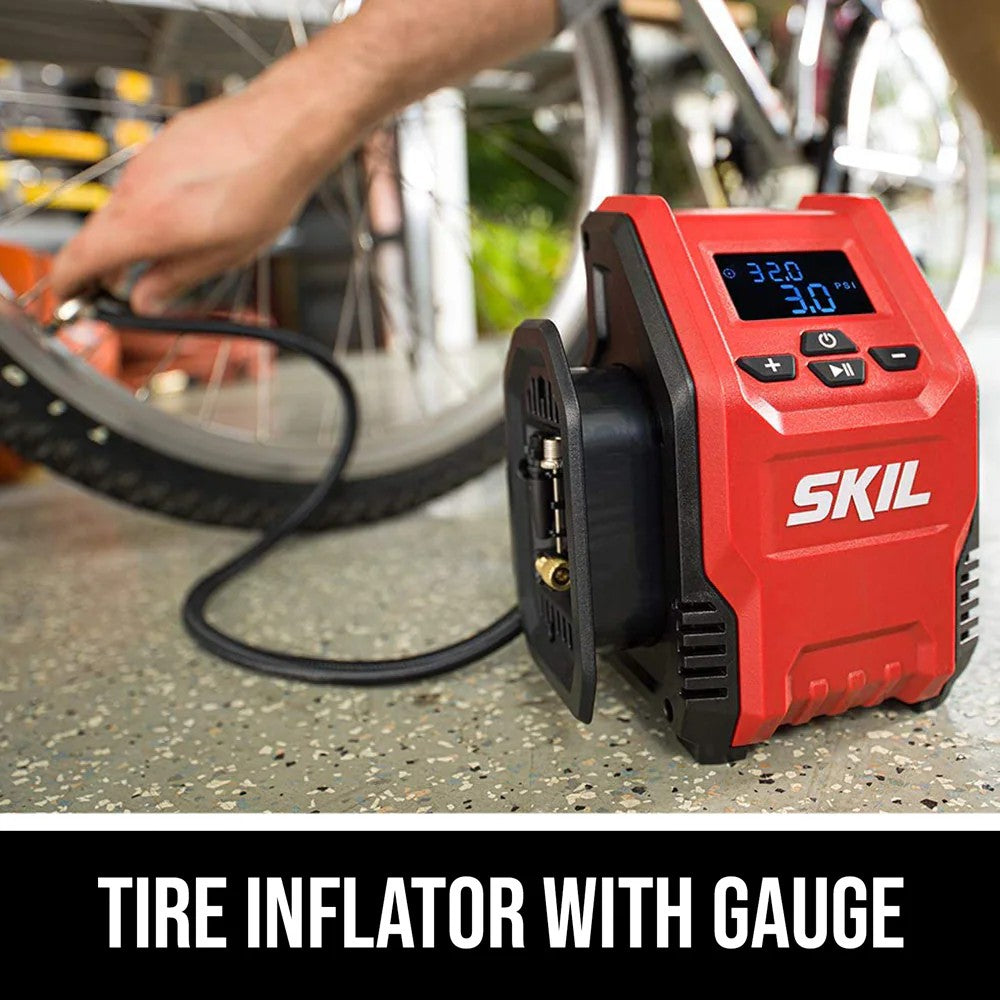 SKIL PWR CORE 12-volt Li-ion Air Inflator (Power Source: Battery)