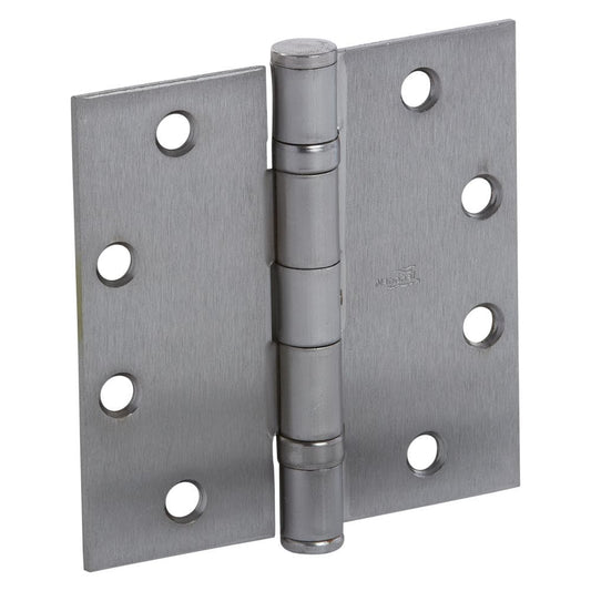 National Hardware 4-1/2-in H Satin Chrome Mortise Interior/Exterior Door Hinge
