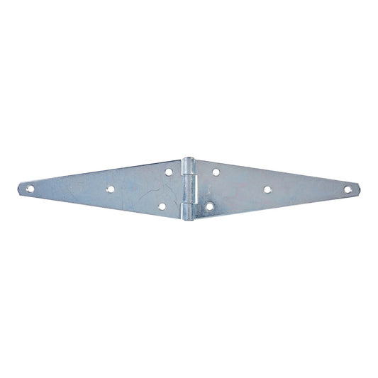National Hardware 3-17/25-in H Silver Strap Exterior Door Hinge