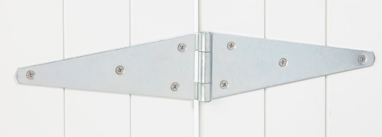 National Hardware 3-17/25-in H Silver Strap Exterior Door Hinge