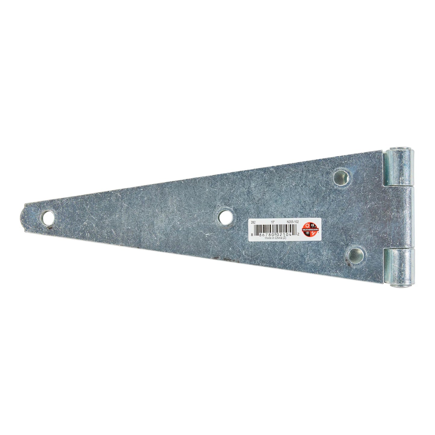 National Hardware 3-17/25-in H Silver Strap Exterior Door Hinge