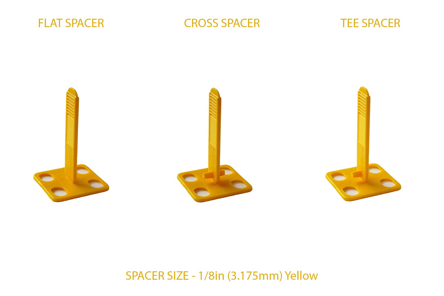 Miracle Sealants 1/8-in Plastic Clip Tile Spacer (50-Pack)