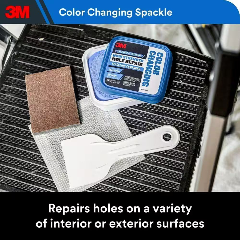 High Strength Hole Repair 8 fl. oz. Color Changing Spackling Compound Kit