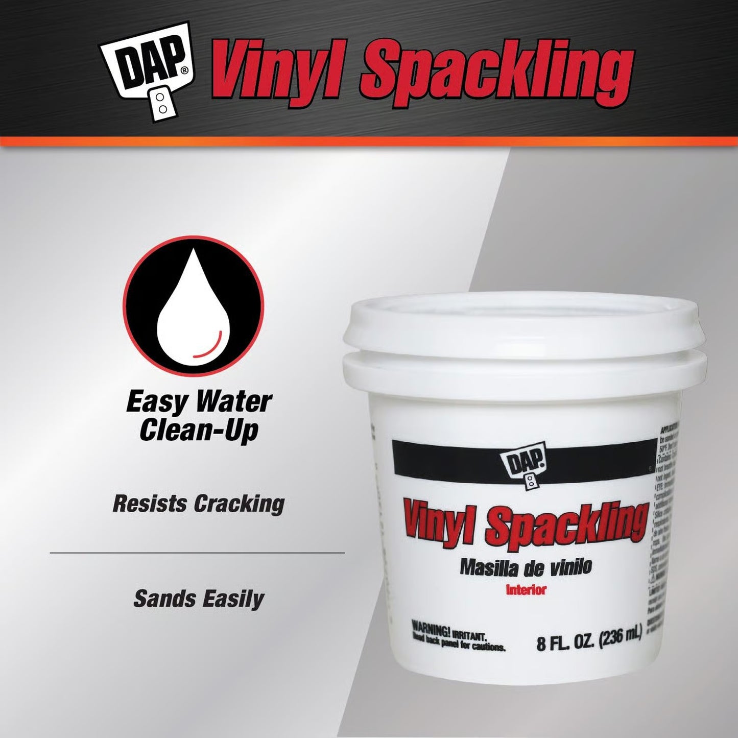 DAP Ready to Use White Spackling Compound 0.5 pt