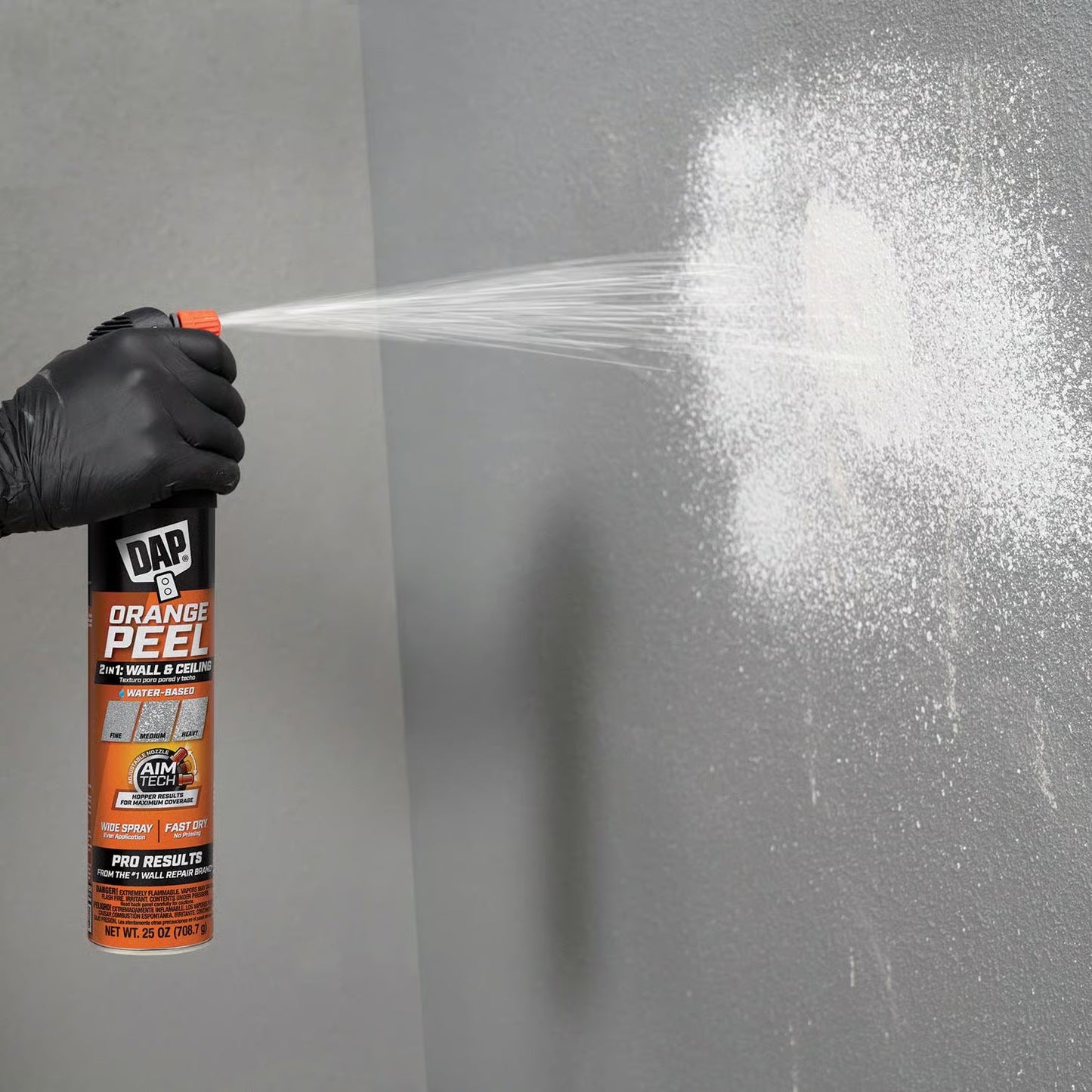 DAP White Water-Based Orange Peel Spray Texture 25 oz