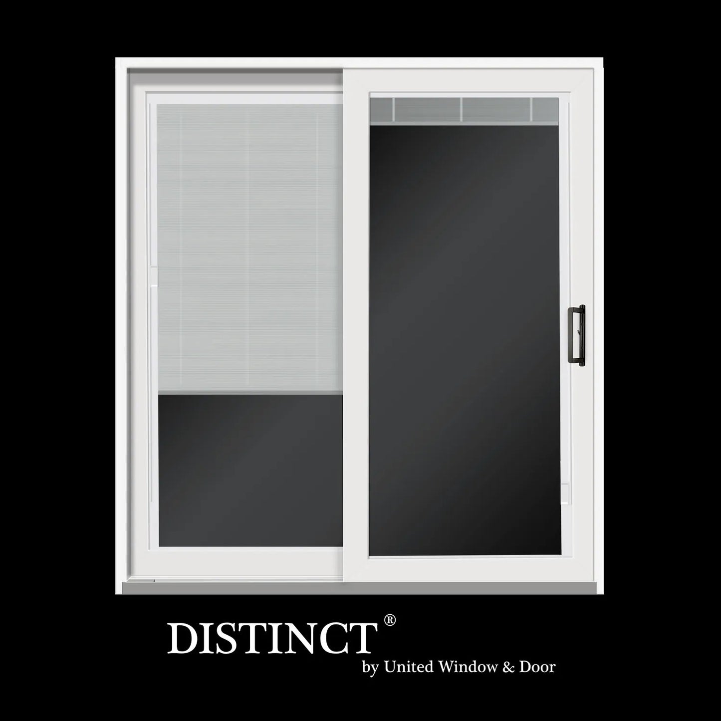 United Window & Door 4-in Surface Mounted Sliding Patio Door Handleset