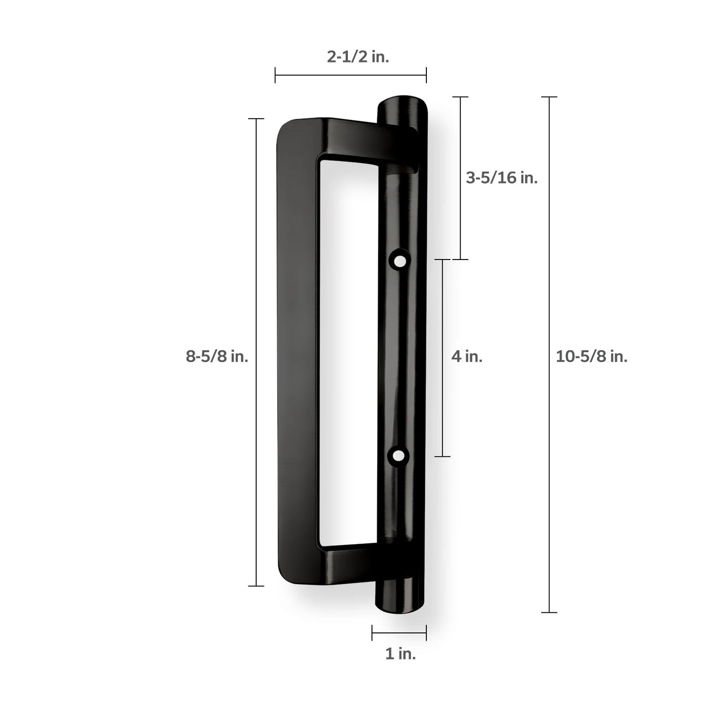 United Window & Door 4-in Surface Mounted Sliding Patio Door Handleset