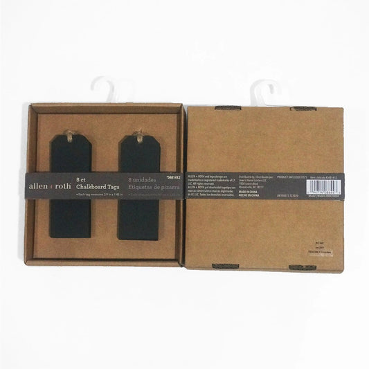 allen + roth 1.45-in W x 3.9-in H 8 Count Chalkboard Tags