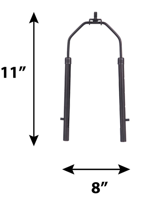 allen + roth 11-in L x 6-in Dia Traditional Steel Lamp Harp