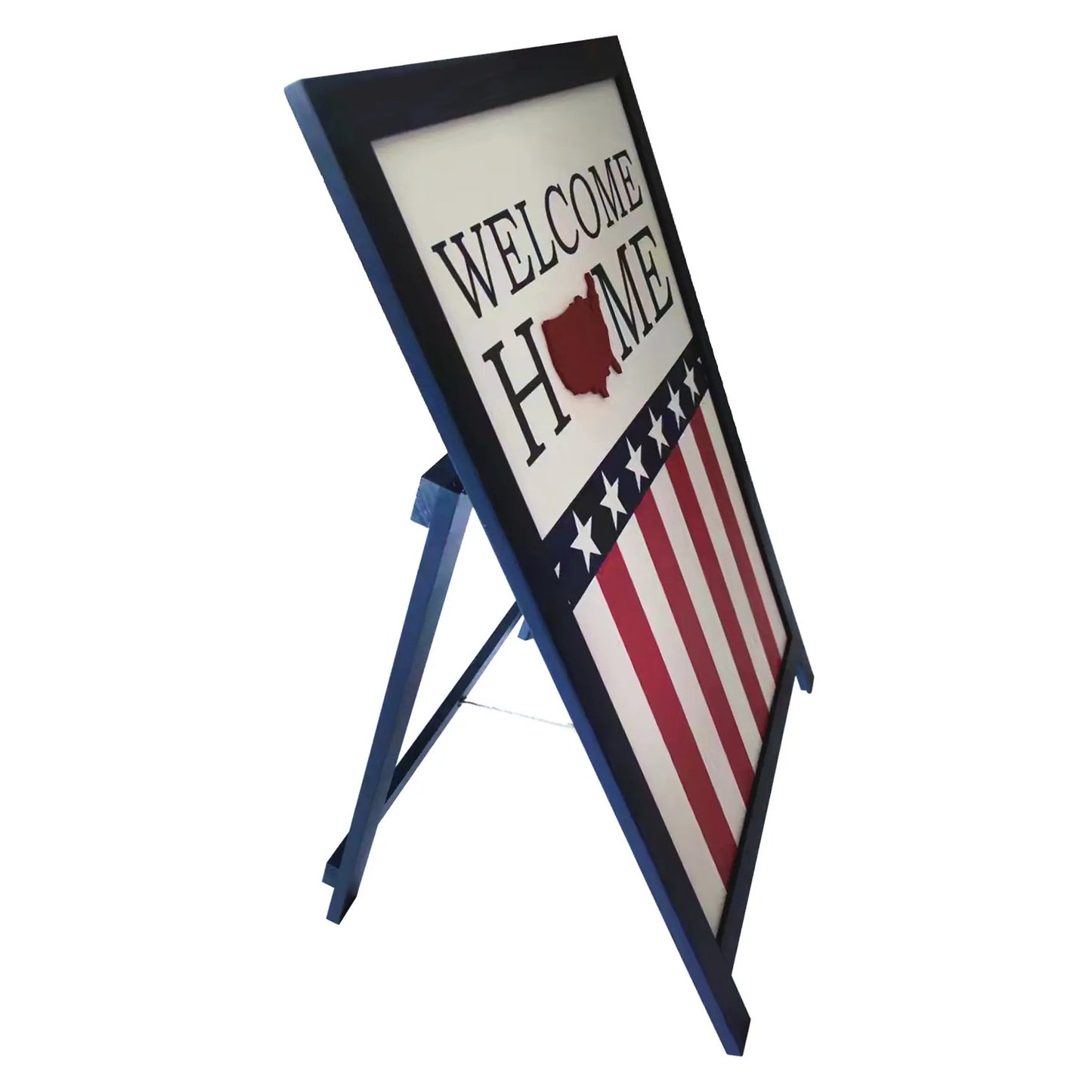 28-in H Fourth of July Porch sign Art print